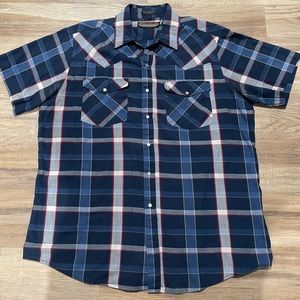 Canyon Guide Outfitters Short Sleeve button up collar shirt,size XL